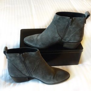 Sole Society Vixen suede booties in Storm size 8.5